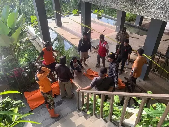 Lima orang karyawan resort dinyatakan tewas usai terjatuh ke jurang akibat tali lift putus di Ubud, Gianyar, Bali, Jumat (1/9). (Facebook Info Amlampura)