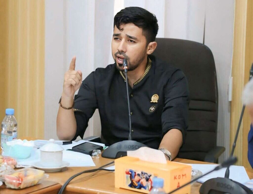 Foto : Wakil Ketua Komisi A. DPRK Lhokseumawe Farhan Zuhri Baihaqi.